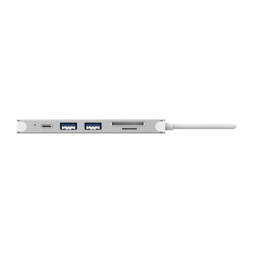Мульти-хаб j5create USB-C® to 4K HDMI™ Multi-Port Hub (USB-C/2xUSB-A/4K HDMI/SD/microSD) серый космос (JCD353)