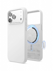 Чехол Elago для iPhone 17 Pro Max силиконовый белый (MagSafe)