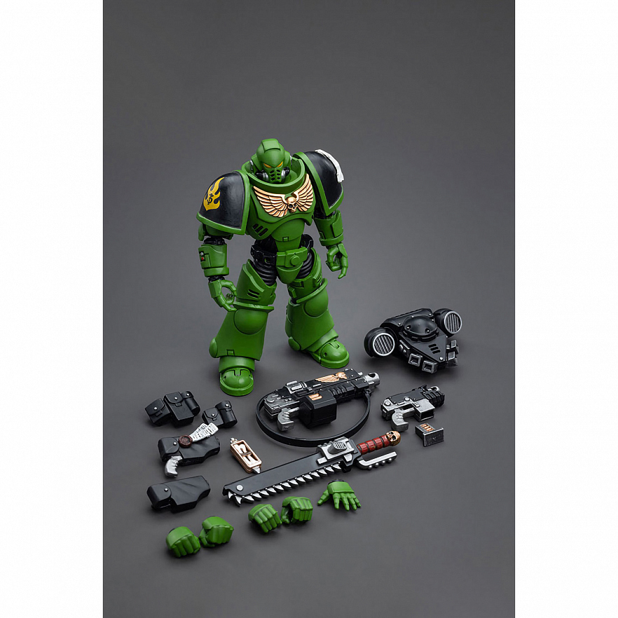 Фигурка Warhammer 40K Salamanders Intercessors Brother Haecule 1:18