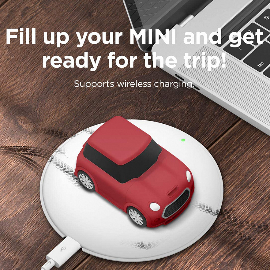 Чехол Elago Mini Car для AirPods красный