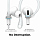Крепления Elago EarHook для AirPods (все модели) прозрачные светящиеся в темноте (Nightglow Blue)