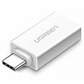 Адаптер UGREEN US173 (30155) USB-C to USB 3.0 A Female Adapter белый