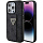 Чехол CG Mobile Guess Grip Stand PU 4G Triangle Diamond Metal Logo для iPhone 15 Pro Max чёрный