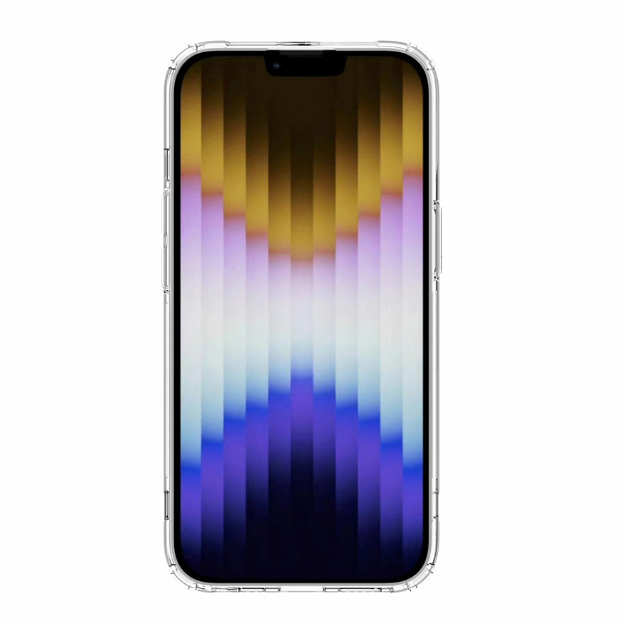 Чехол Nillkin Nature TPU Pro для iPhone 14 прозрачный / белый