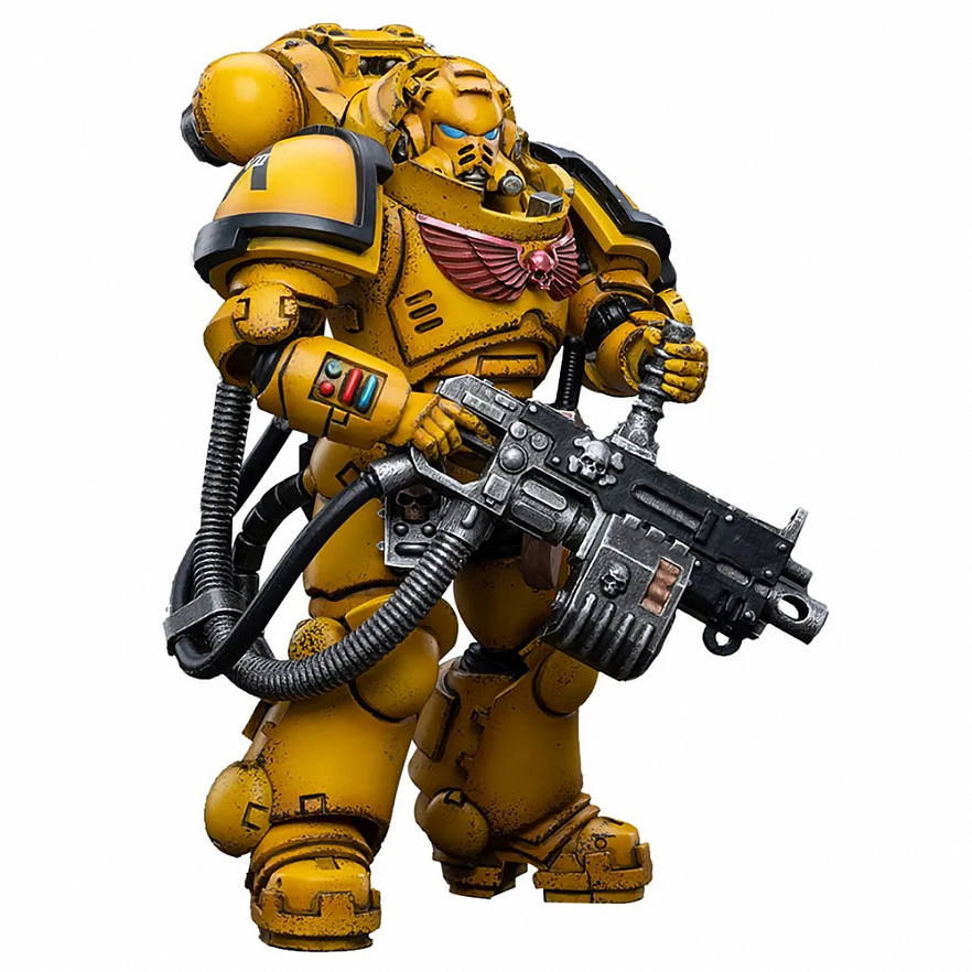 Фигурка Warhammer 40K Imperial Fists Heavy Intercessors Polad Lycalrad 01 1:18