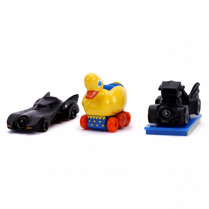 Набор машинок Jada Toys Hollywood Rides Batman Return 3 1.65" 31656 1989 Batmobile 31657 The Penguin Duck 3165
