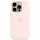 Чехол Apple MagSafe Silicone Case для iPhone 15 Pro светло-розовый (Light Pink)