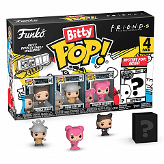 Набор фигурок Funko Bitty POP! Friends S3 Monica Geller+Ross Geller+Chandler Bing+Mystery(1 of 4)4PK 73050