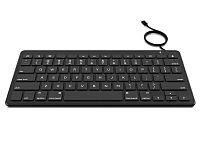 Универсальная клавиатура ZAGG Universal Wired Lightning Keyboard. Подключение через кабель Lightning