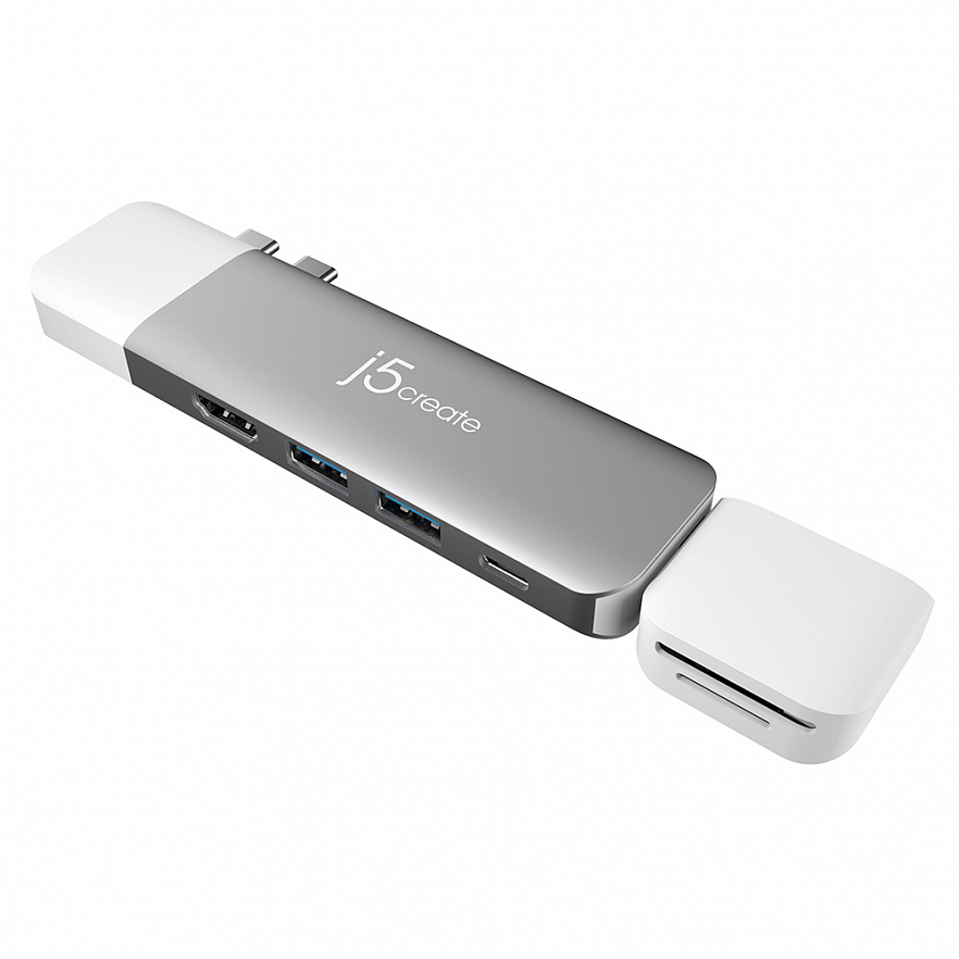 Мульти Хаб j5create ULTRADRIVE Kit USB-C Dual-Display Modular Dock (JCD387)