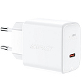 Сетевое зарядное устройство Acefast A21 GaN PD 30W 1 x USB-C белое (AF-A21-WH)