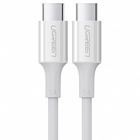 Кабель Ugreen US300 Type-C to Type-C Cable (1 метр) белый (60551)