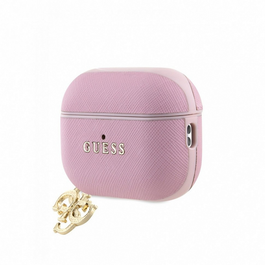 Чехол CG Mobile Guess Saffiano 4G Charm для AirPods Pro 2 (2022) розовый