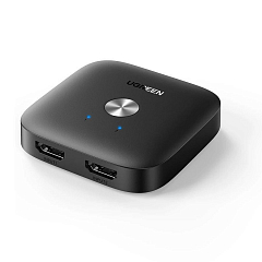 Переключатель UGREEN CM333 (80126) HDMI Switcher 2 In 1 Out 4Kx2K@60HZ чёрный