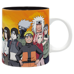 Кружка ABYstyle: Naruto Shippuden Mug 320 ml Ninjas de Konoha subli x2 (ABYMUG728)