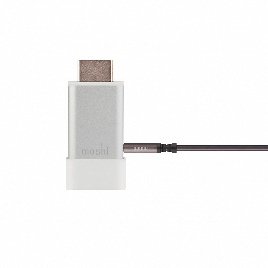 Адаптер Moshi HDMI to VGA/3.5mm (Silver) серебристый