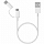 Кабель Xiaomi USB — micro-USB/Type-C (30 см) белый