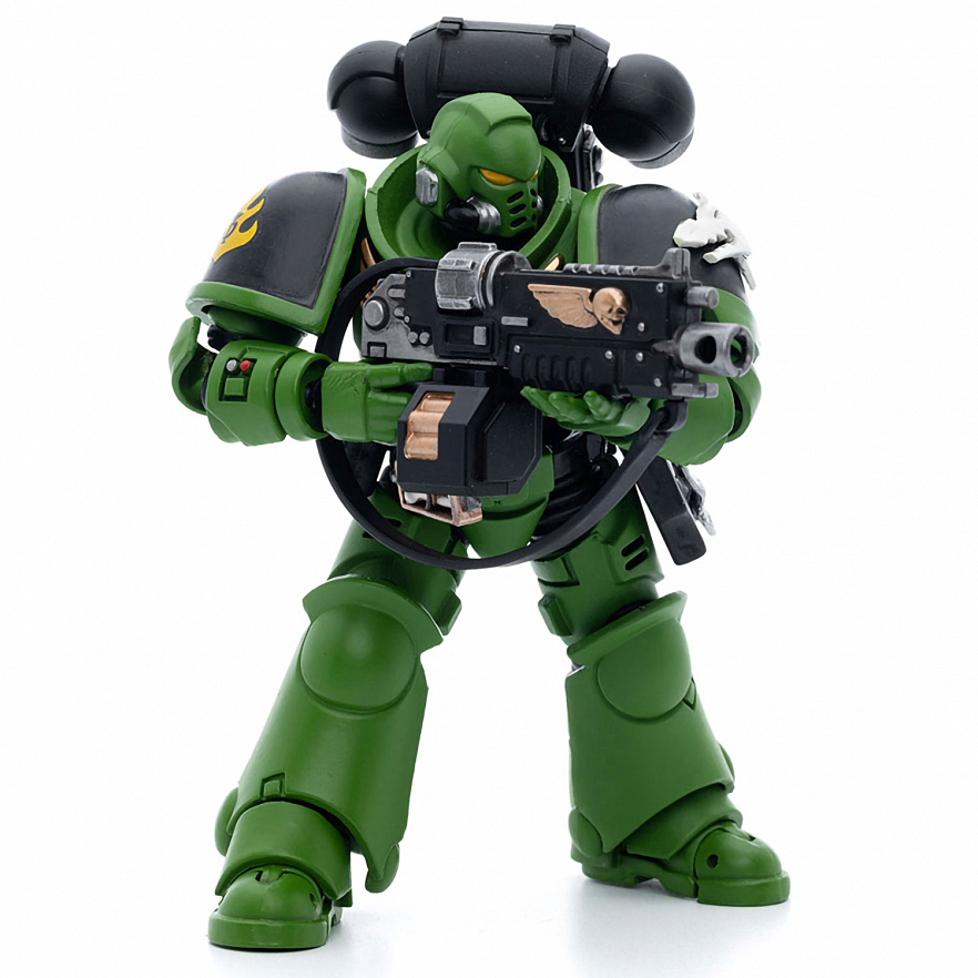 Фигурка Warhammer 40K Salamanders Intercessors Brother Haecule 1:18