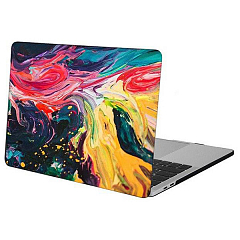 Чехол Crystal Case Watercolor для MacBook Air 13" (2018-2021) (Стиль 8)
