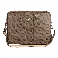 Сумка Guess 4G Bag with Big metal logo Brown для ноутбуков 15" коричневая (GUCB15G4GFBR) 
