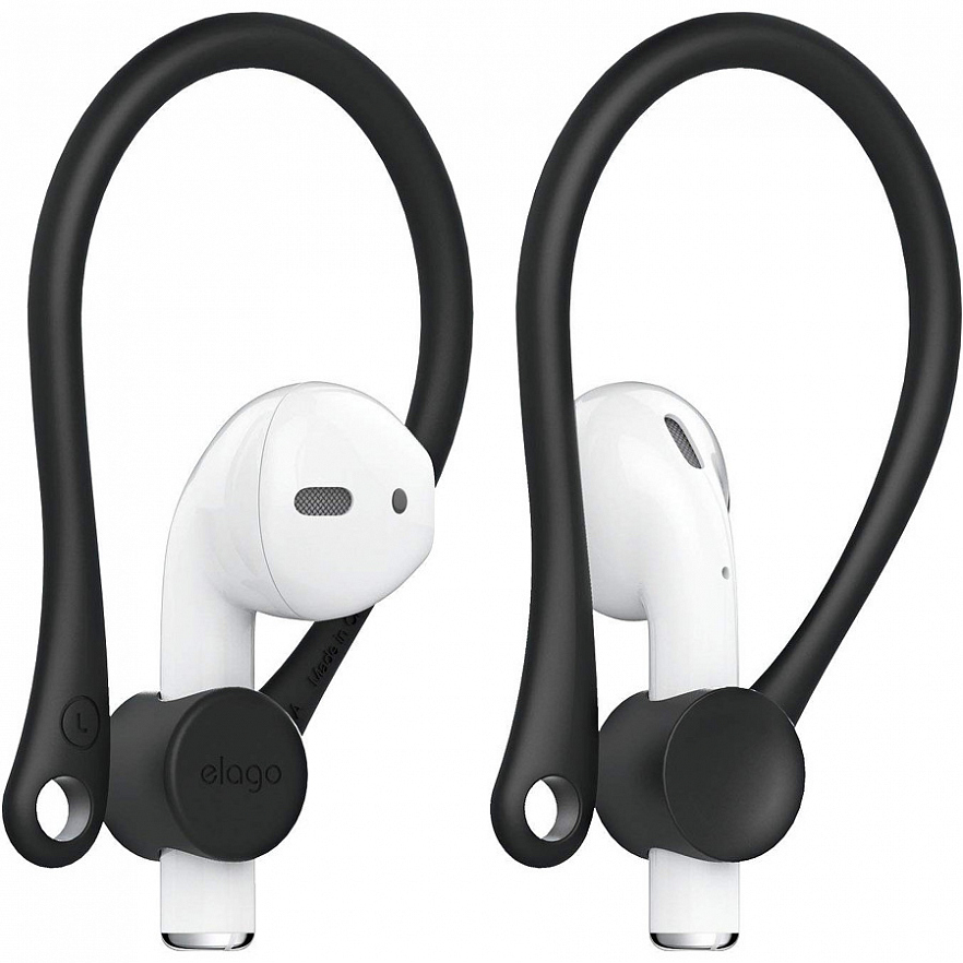 Держатель для наушников Elago EarHook для AirPods чёрный