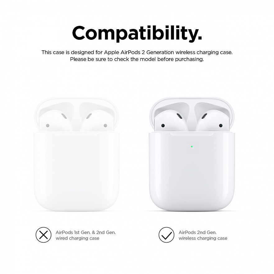 Чехол Elago A2 Wireless Silicone Duo Hang Case для AirPods 2Gn синий Jean Indigo (белая/жёлтая крышки)