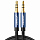 Кабель Ugreen AV112 (10685) 3.5 mm Male с позолоченым покрытием плетеный - 1 метр