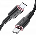 Кабель Acefast C2-01 USB-C to Lightning Zinc Alloy Cable (1,2 метра) чёрный (AF-C2-01-BK)
