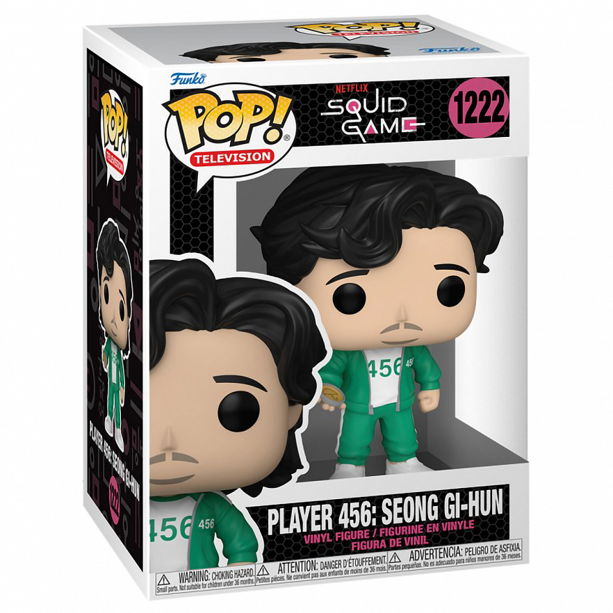 Коллекционная фигурка Funko POP! TV Squid Game Player 456 Seong Gi-hun (1222) 64795
