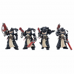 Фигурка Warhammer 40K Black Templars Primaris Crusader Squad 1:18