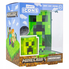 Светильник Minecraft Creeper Icon Light V2 PP6593MCFV2