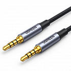 Кабель Ugreen AV183 AUX mini jack 3.5mm Cable (1,5 метра) чёрный (20497)