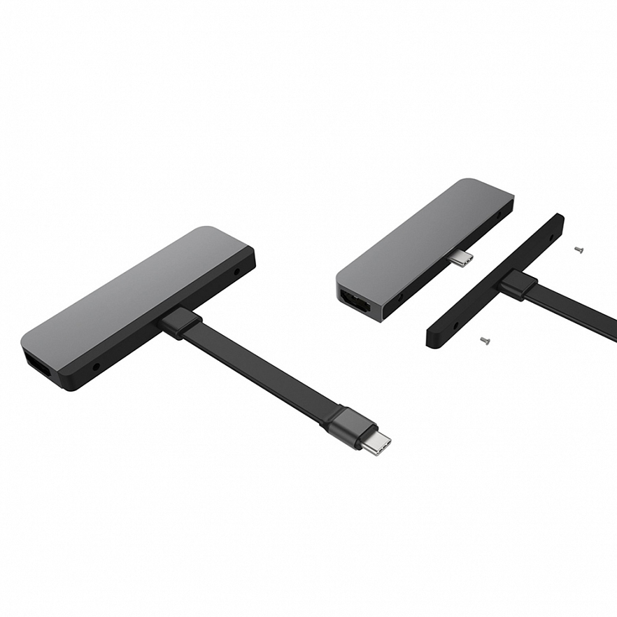 USB-хаб HyperDrive 6-in-1 USB-C Hub для iPad Pro / iPad Air / iPad mini серый космос (HD319B-GRAY)