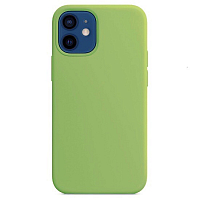 Силиконовый чехол YablukCase Silicone Case для iPhone 12 mini зеленый