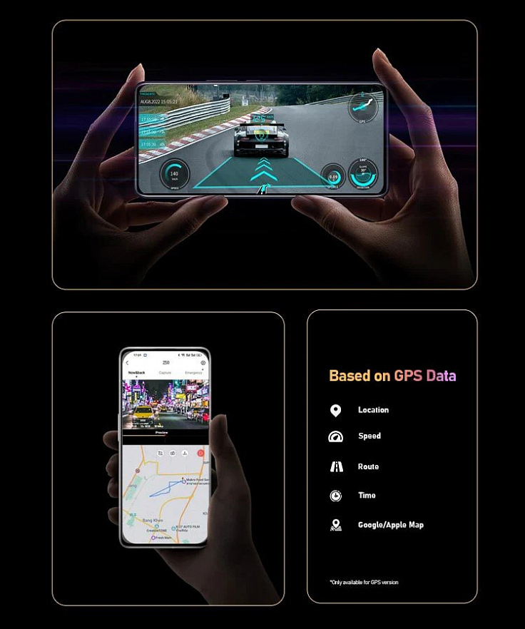 Видеорегистратор DDPai Z50 GPS (GLOBAL) чёрный