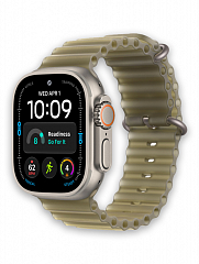 Часы Apple Watch Ultra 4  Natural - Ocean Band Translucent Kelp