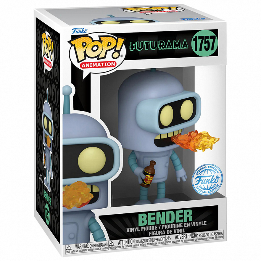 Фигурка Funko POP! Animation Futurama S4 Bender w/(GW) Chase (1757) 81941