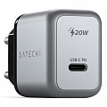 Сетевое зарядное устройство Satechi 20W USB-C PD Wall Charger серебристое (ST-UC20WCM-EU) 