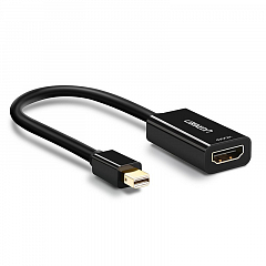 Кабель Ugreen MD112 (40360) Mini DP to HDMI Female Converter 4K чёрный