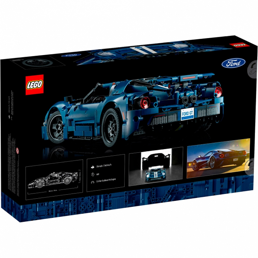 Конструктор LEGO Technic 42154 Форд ГТ 2022, 1466 деталей