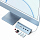 USB-хаб и картридер Satechi Type-C Aluminum USB 3.0 Hub & Card Reader (ST-TCHCRB) голубой