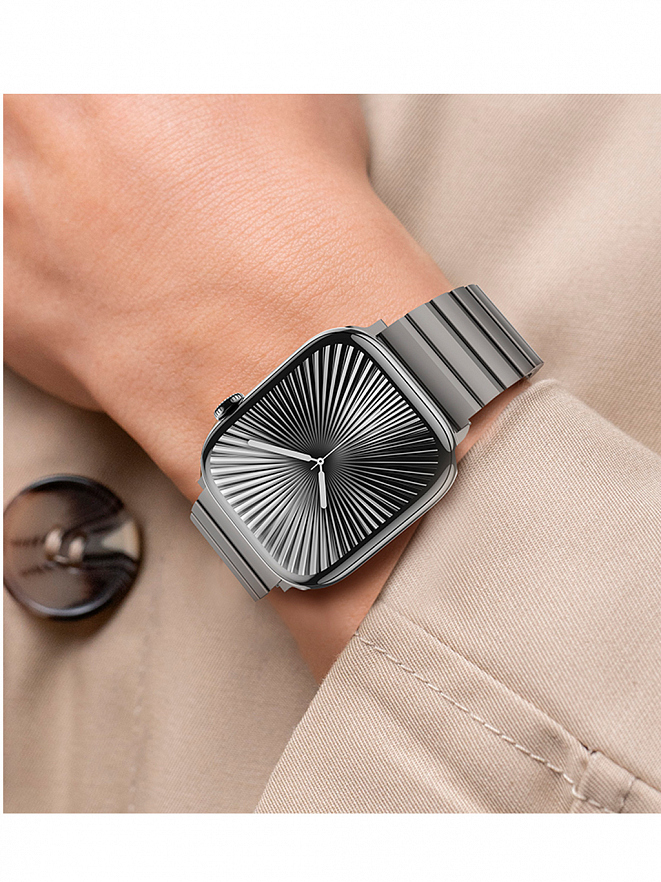 Ремень Benks для Apple Watch 44-49mm Titanium