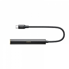 Усилитель для наушников UGREEN CM545 (90217) Type C Male To 3.5mm DAC Amplifier. Цвет: черный