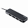 Мульти хаб Rombica Type-C Hub 4 x USB 3.0 чёрный (TC-00020)