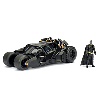 Набор Jada Toys машинка с фигуркой Batmobile 2.75" 1:24 2008 The Dark Knight Batmobile W/Batman Figure