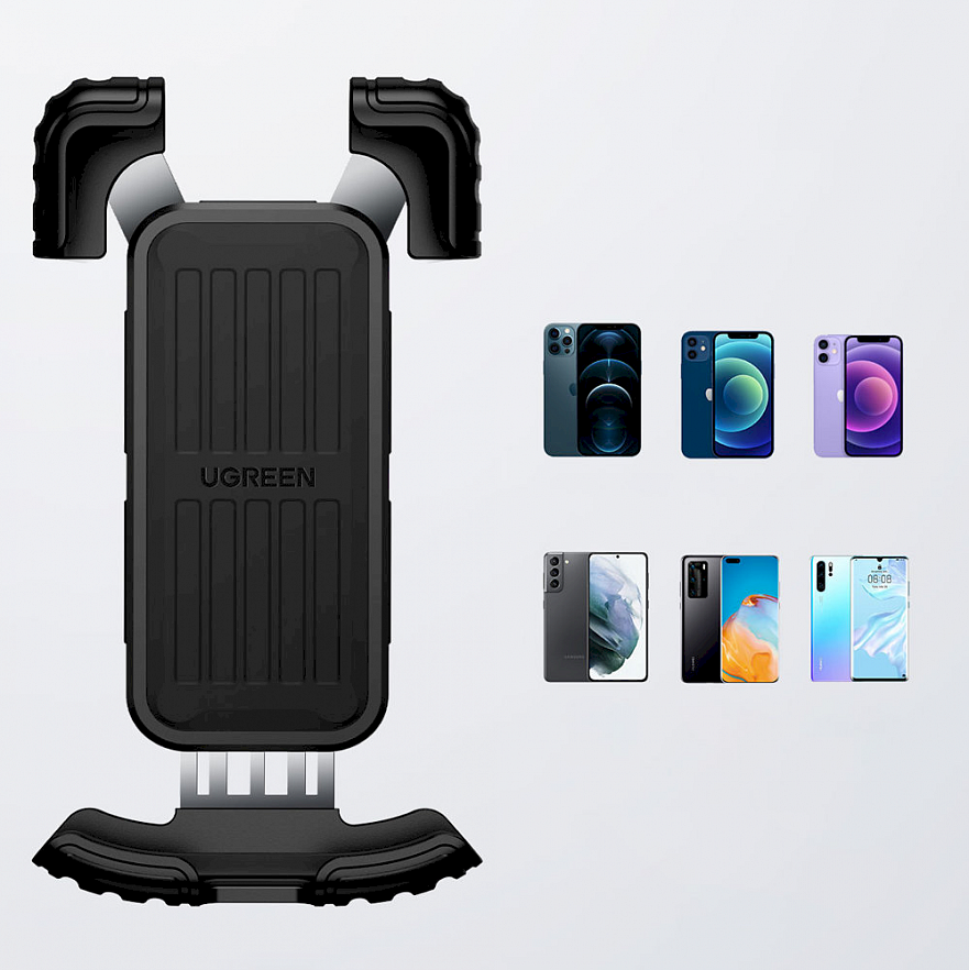 Велосипедный держатель UGREEN LP494 (60548) Bike Mount Phone Holder чёрный