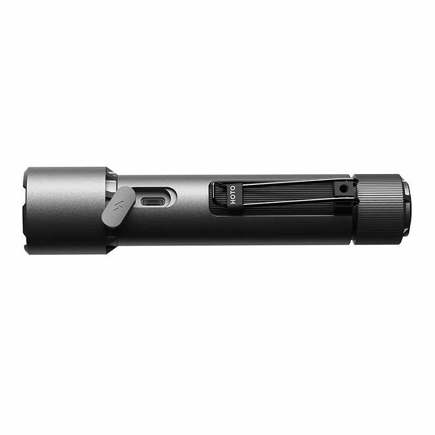 Фонарик HOTO Flashlight Tactics 2300 серебристый