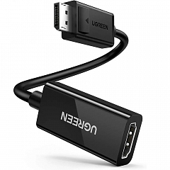 Переходник Ugreen MM137 HDMI to DisplayPort 4K60Hz чёрный (70694)