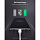 Кабель Ugreen US288 USB-A 2.0 to USB-C Cable Nickel Plating Aluminum Nylon Braid (3 метра) серебристый / белый (60409)