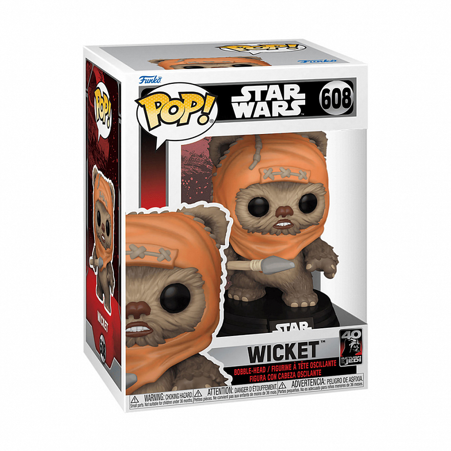 Фигурка Funko POP! Bobble Star Wars Ep 6 RotJ 40th Wicket (608) 70745